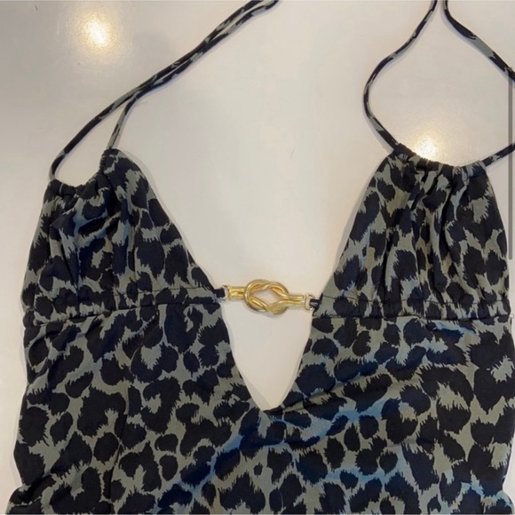 HOST PICK! NWOT Stella McCartney Leopard Print Swimsuit, Size 4 / 6 - Picture 2 of 7